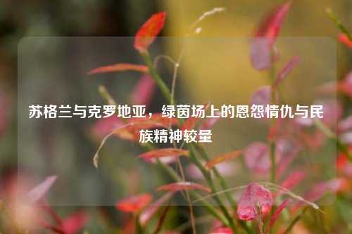 苏格兰与克罗地亚，绿茵场上的恩怨情仇与民族精神较量