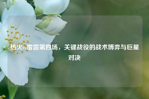 热火vs雷霆第四场，关键战役的战术博弈与巨星对决