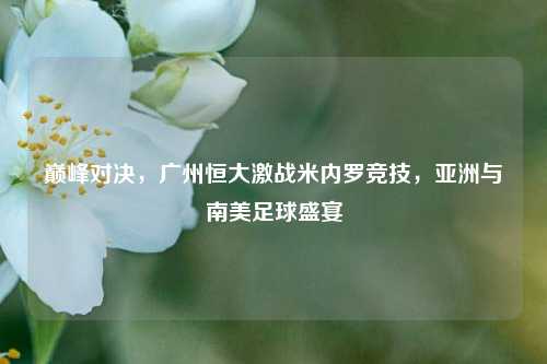 巅峰对决，广州恒大激战米内罗竞技，亚洲与南美足球盛宴