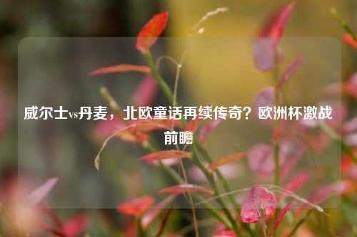 威尔士vs丹麦，北欧童话再续传奇？欧洲杯激战前瞻