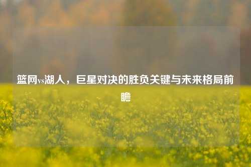 篮网vs湖人,巨星对决的胜负关键与未来格局前瞻