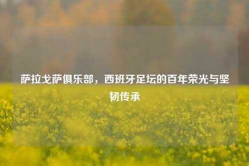 萨拉戈萨俱乐部，西班牙足坛的百年荣光与坚韧传承