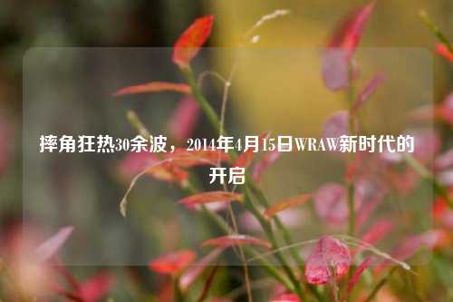 摔角狂热30余波，2014年4月15日WRAW新时代的开启